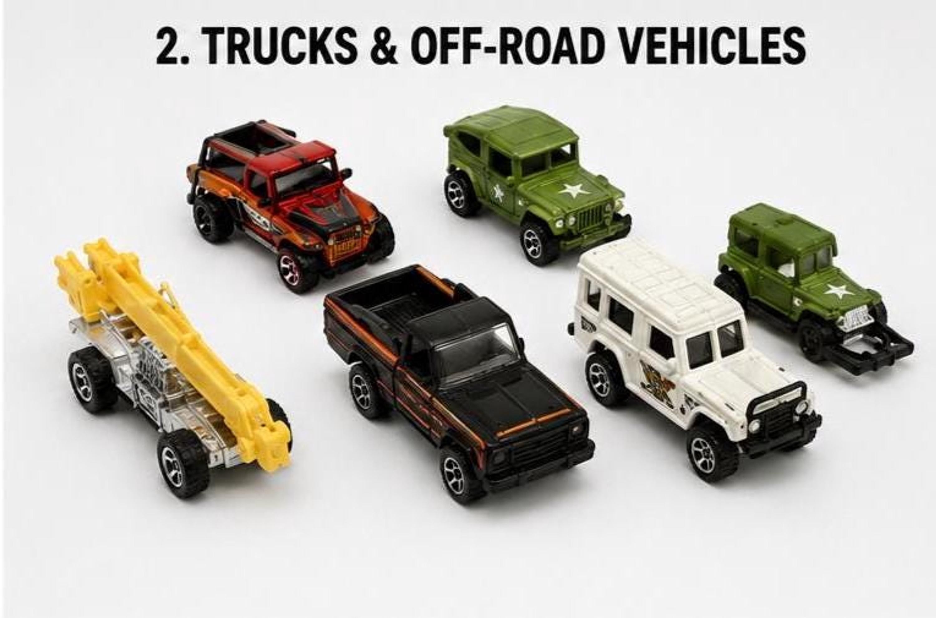 Vintage Diecast Car Lot, Mixed Toy Vehicles Collection with Hot Wheels & Matchbox, view 5