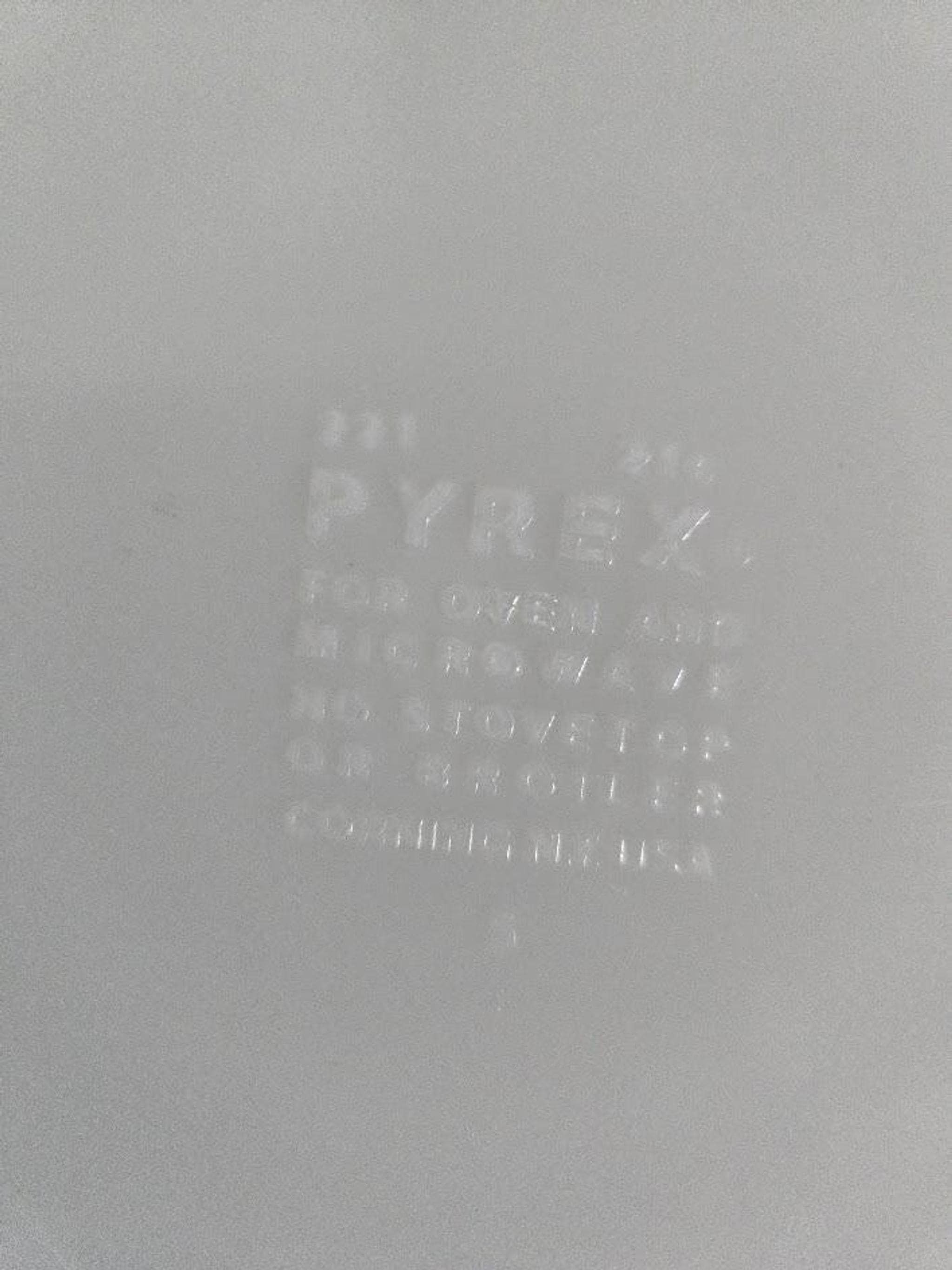 Vintage Pyrex White Casserole Dish with Glass Lid | Collectible Bakeware, view 5