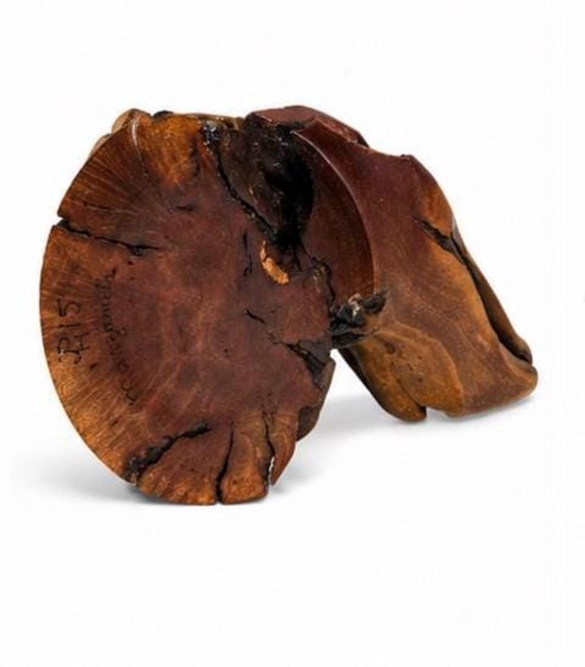 Vintage Burl Wood Sculpture 'Margarita', Organic Modern Root Art Piece, view 3