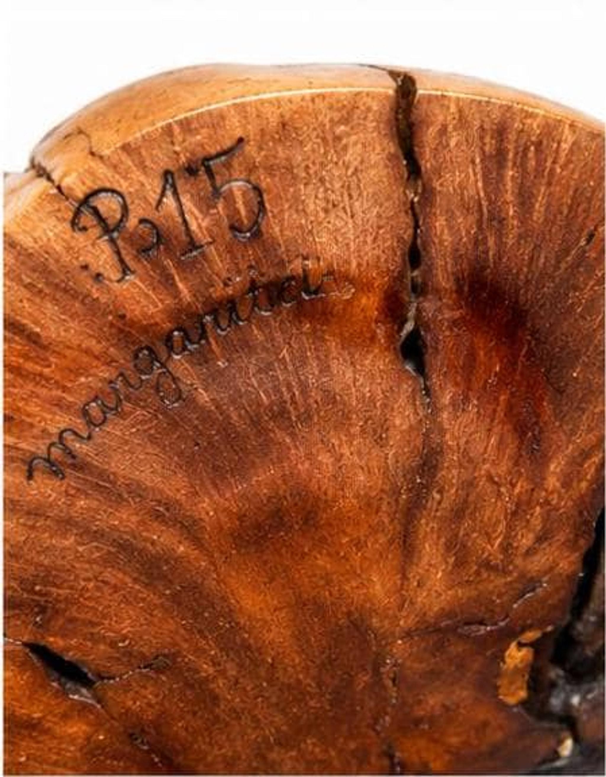 Vintage Burl Wood Sculpture 'Margarita', Organic Modern Root Art Piece, view 6