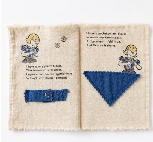 Vintage Plakie All By Myself Cloth Activity 1950s Soft Busy Book, view 3