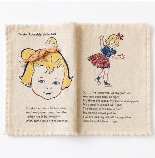 Vintage Plakie All By Myself Cloth Activity 1950s Soft Busy Book, view 5