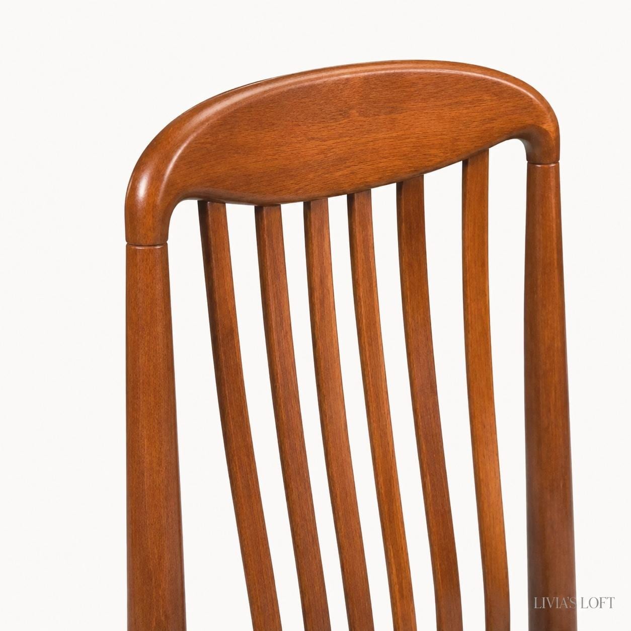Benny Linden Danish Chairs Set of 6, Vintage Teak Dining, view 3