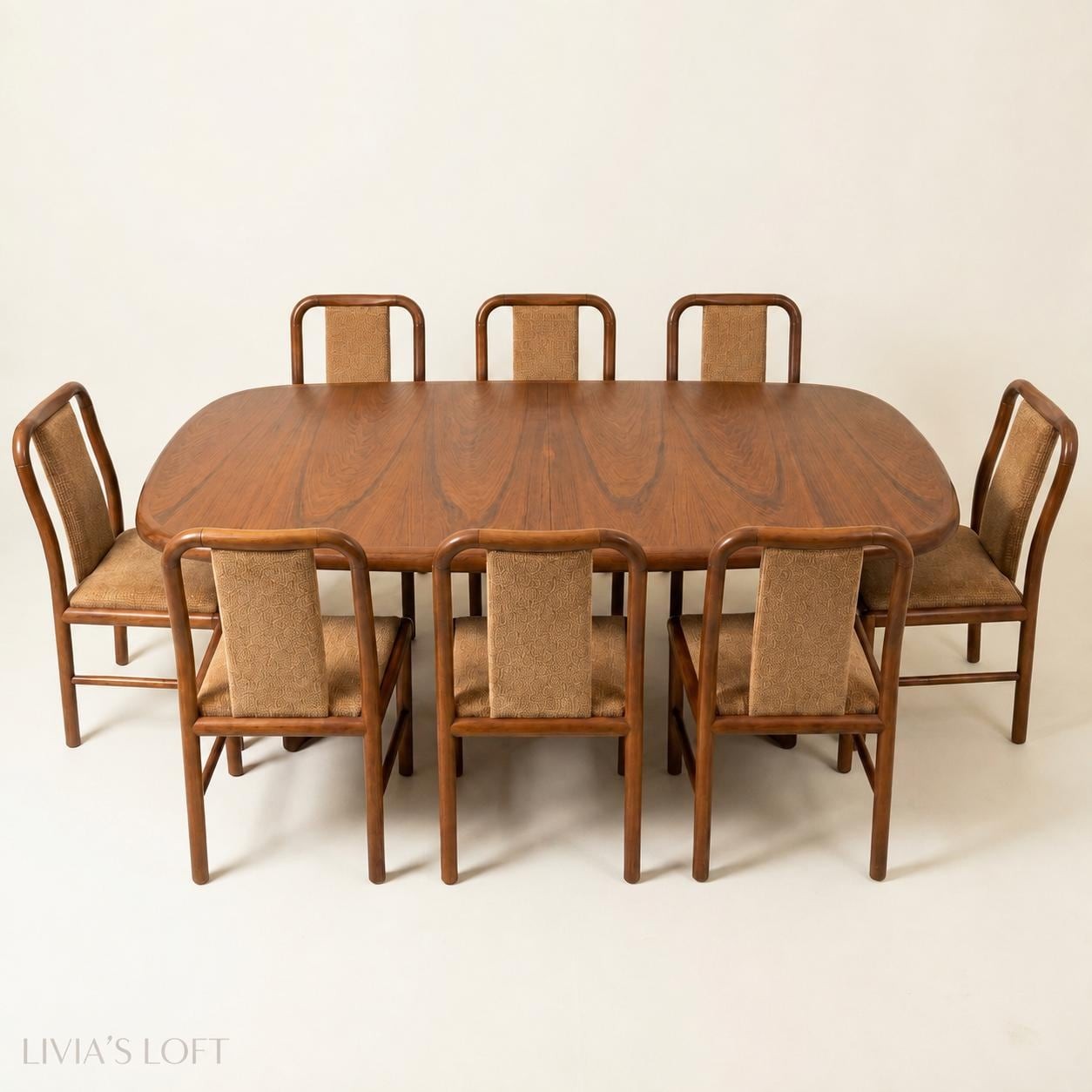 Vintage Danish teak dining table and chairs