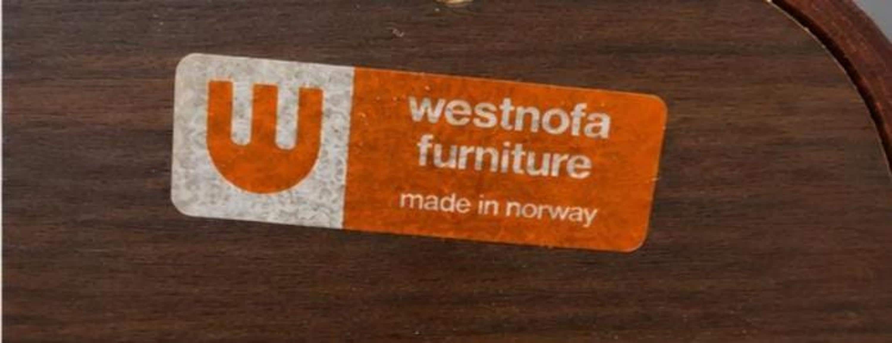 Vintage Westnofa Teak , Danish Modern Rectangular Mirror , Mid Century Wood Frame Made in Denmark, Scandinavian Decor, view 6