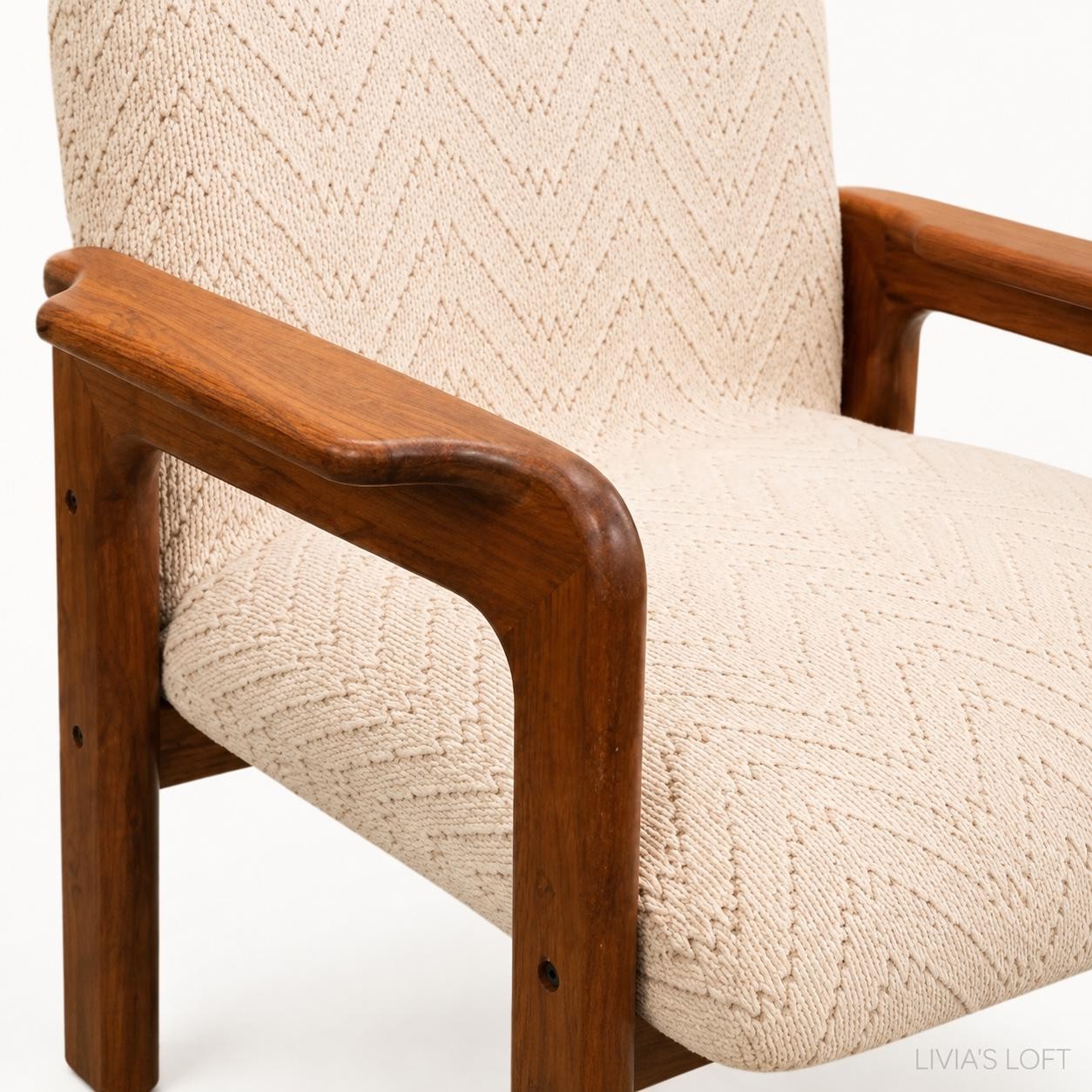 Benny Linden Chairs, Teak Wood Set Of 4, Danish Modern, view 2
