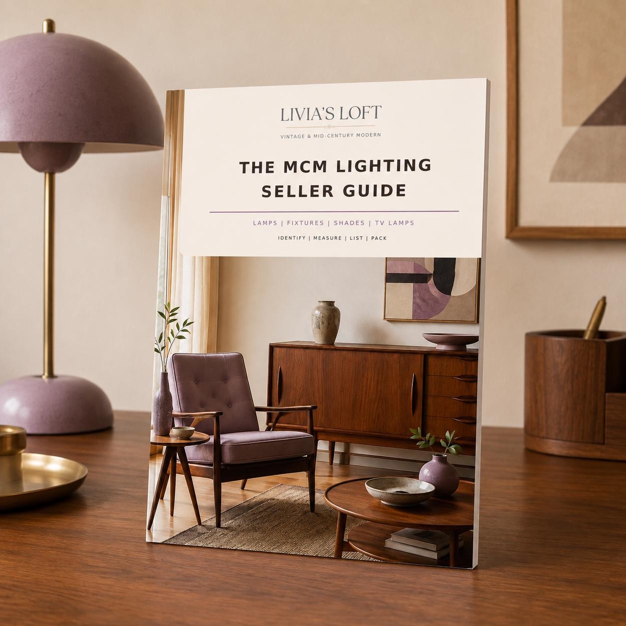MCM Estate Sale Buy or Pass Scorecard, Vintage Reseller Sourcing Workbook, Printable PDF