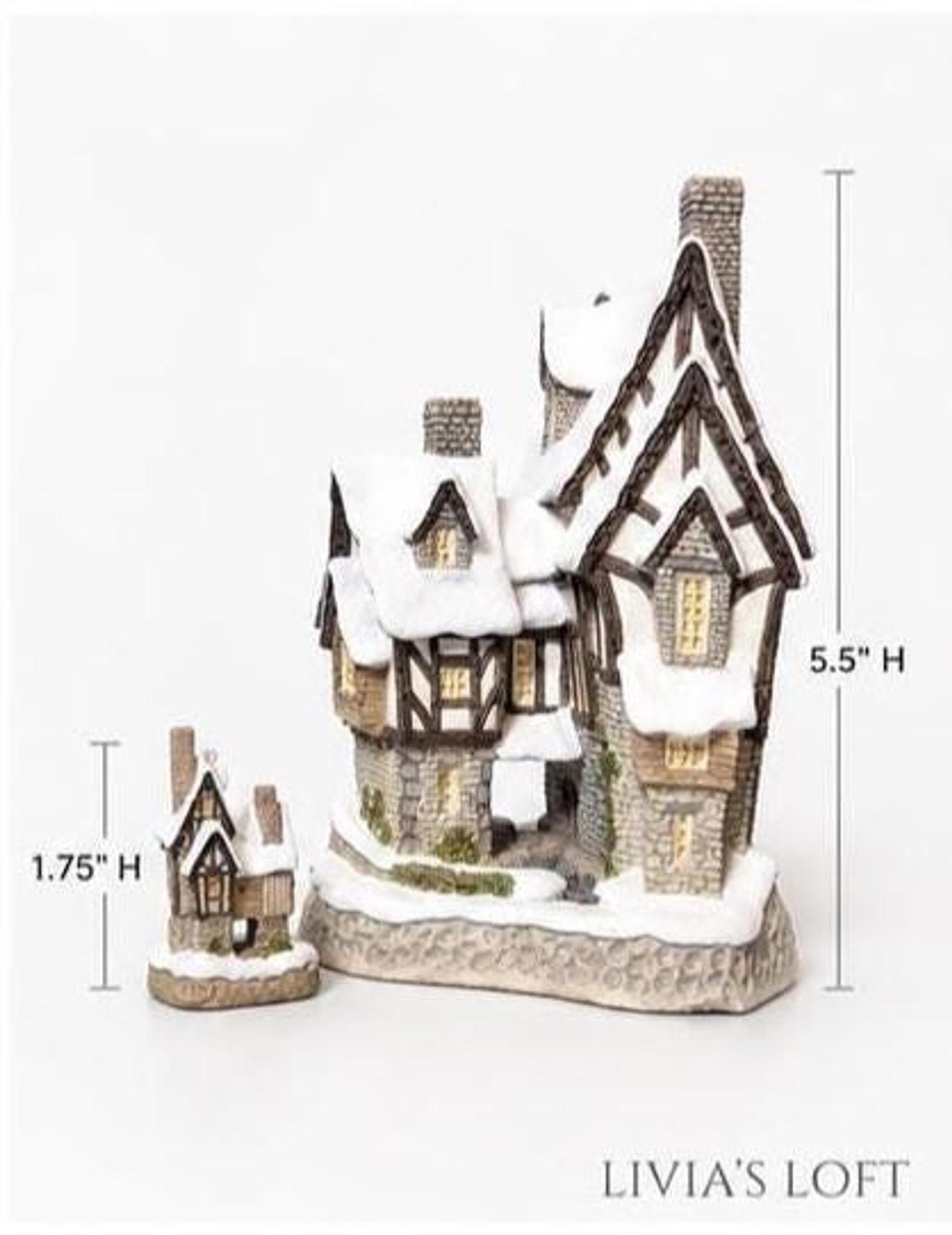 David Winter Cottage Set, Two Collectible Houses from 1990–1991, view 6