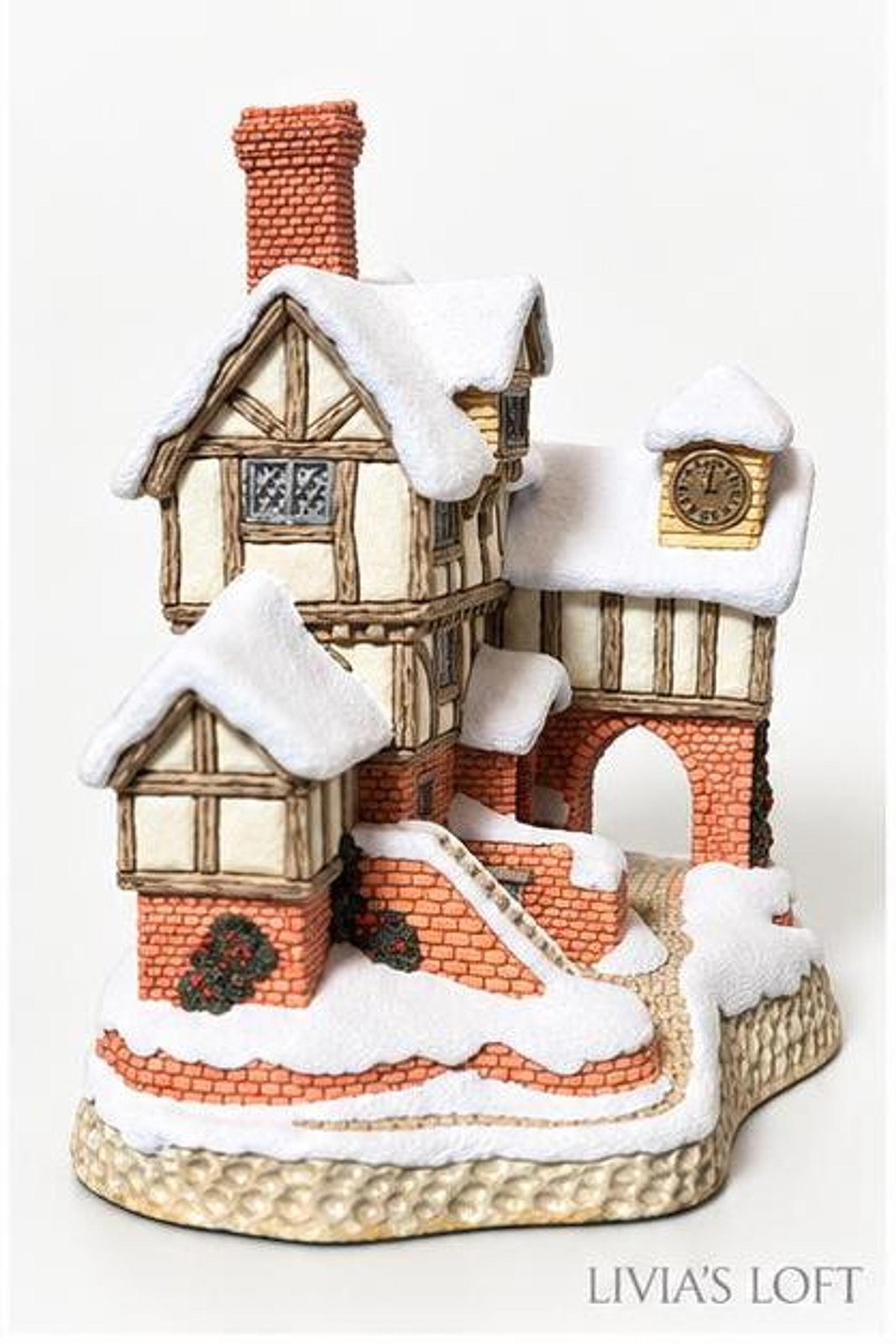 Freds Home Cottage, 1991 David Winter Dickens Collectible Figurine, view 2