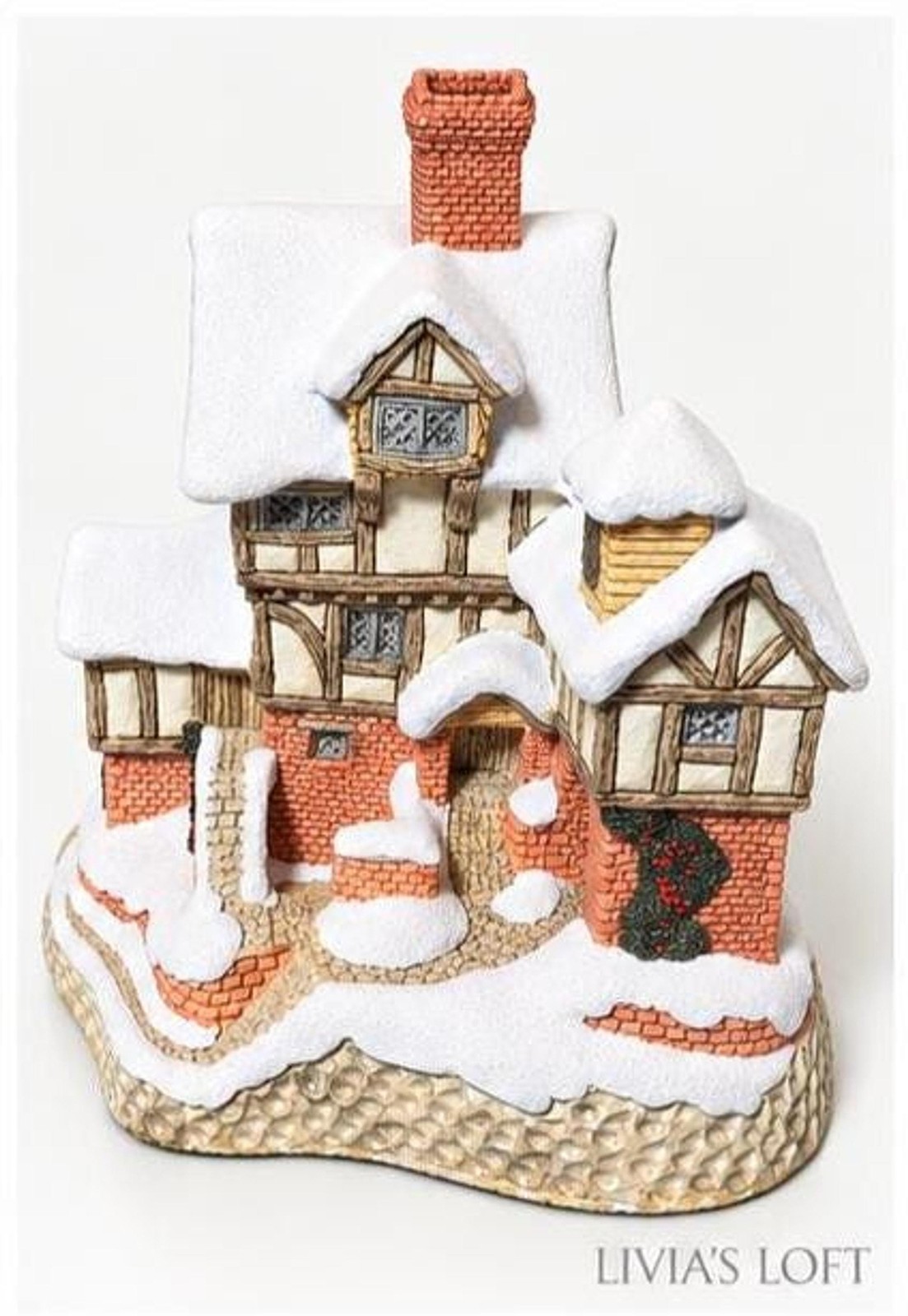 Freds Home Cottage, 1991 David Winter Dickens Collectible Figurine, view 5
