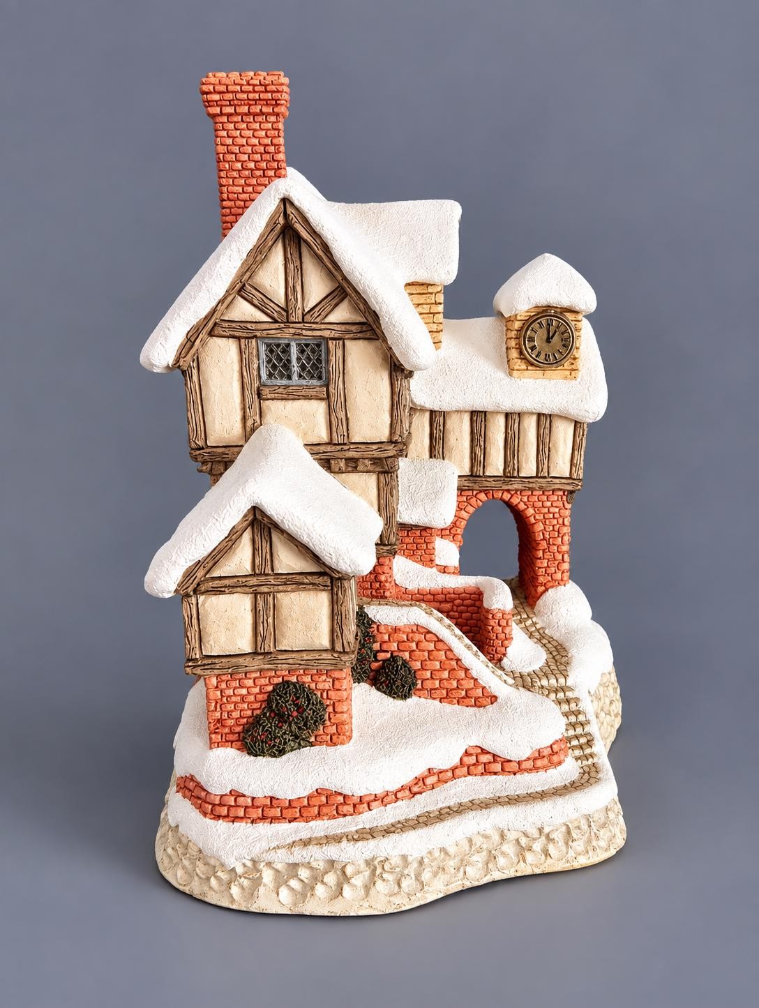 David Winter Ebenezer Scrooge’s Counting House 1987 Christmas Cottage Dickens John Hine Great Britain, view 2