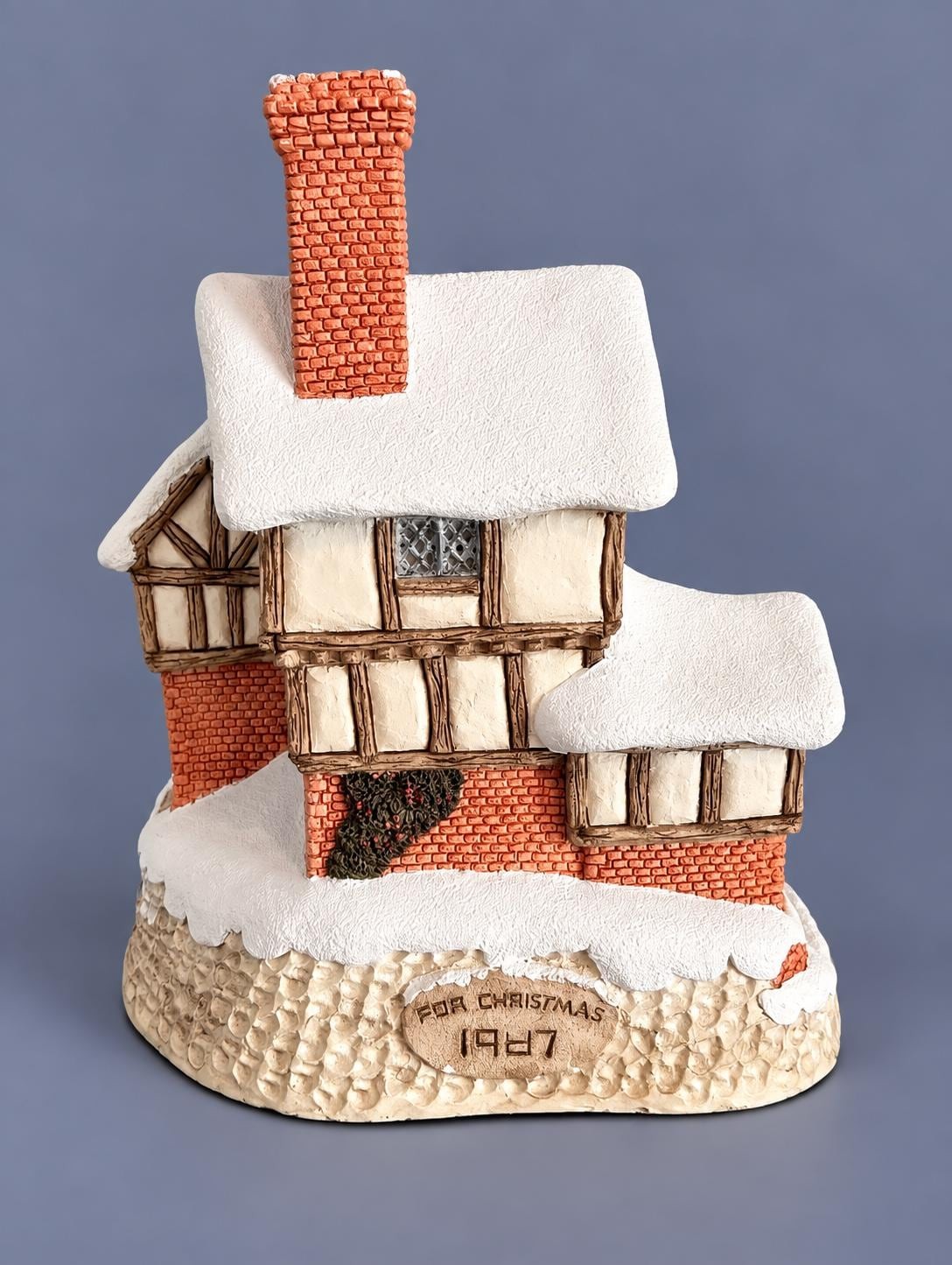 David Winter Ebenezer Scrooge’s Counting House 1987 Christmas Cottage Dickens John Hine Great Britain, view 5