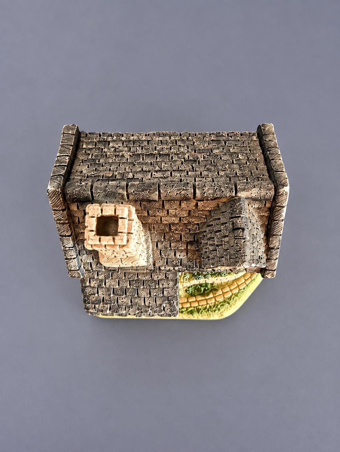 Vintage David Winter Guy Fawkes Cottage | November British Traditions | John Hine England Collectible, view 3