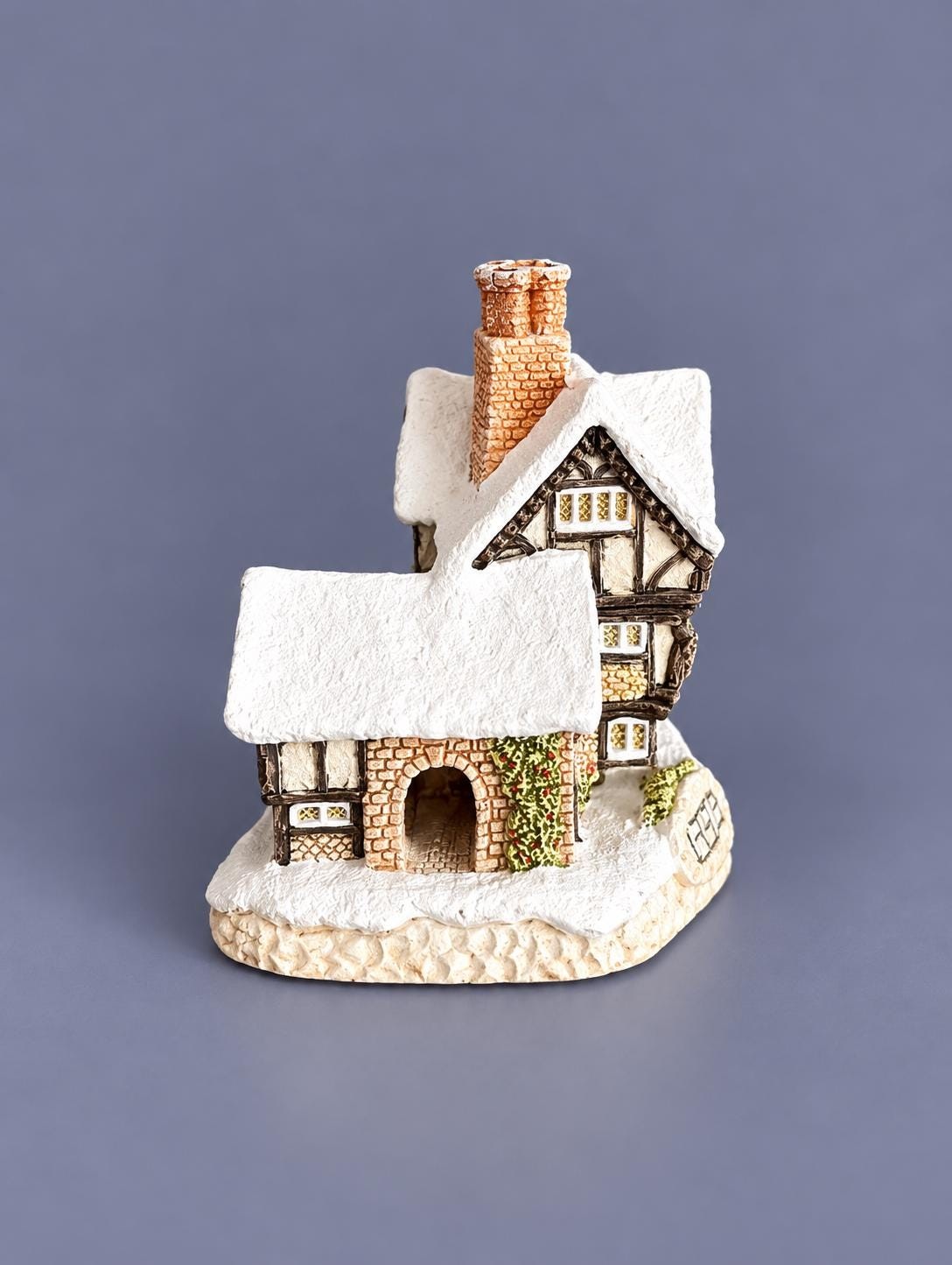 Vintage David Winter Mister Fezziwig’s Emporium Ornament | John Hine Studios Dickens Christmas Cottage, view 2