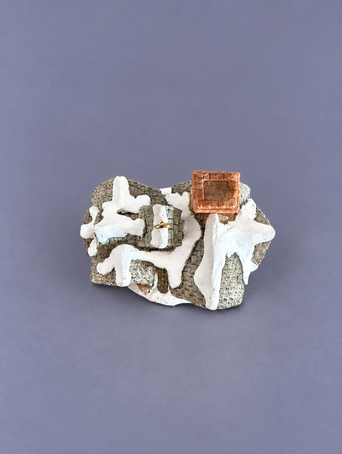 Vintage David Winter Scrooge’s School Ornament | John Hine Studios 1992 Dickens Christmas Cottage, view 5