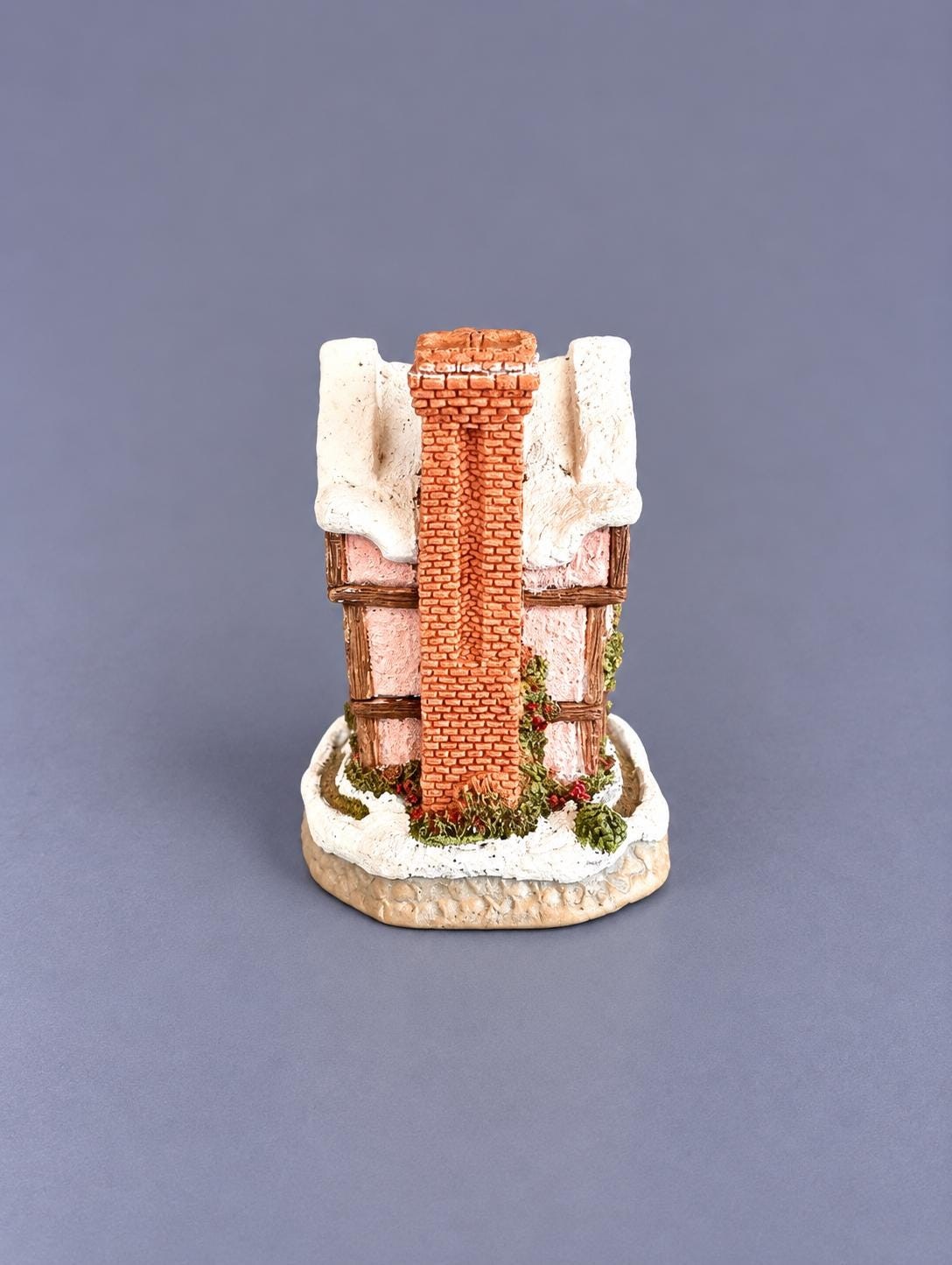 Vintage 1992 David Winter Suffolk House Christmas Ornament | John Hine Studios English Cottage Miniature, view 4