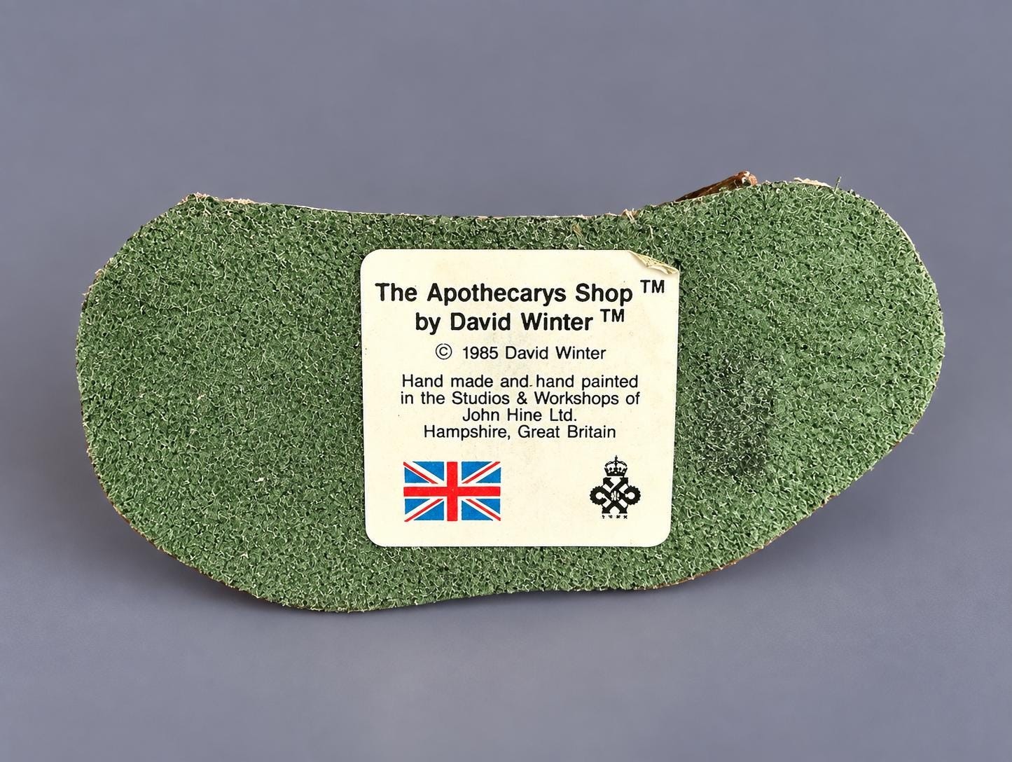 Vintage 1985 David Winter The Apothecary's Shop | Heart of England John Hine English Cottage, view 6