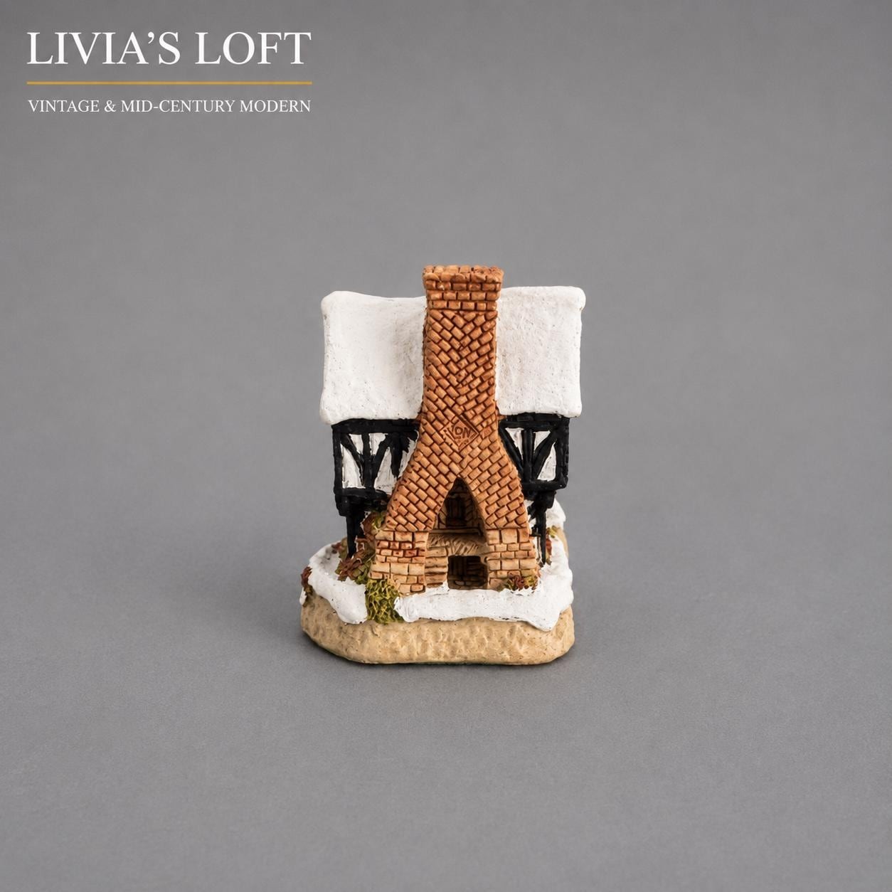 Vintage 1992 David Winter Tudor Manor House Christmas Ornament John Hine Studios English Cottage