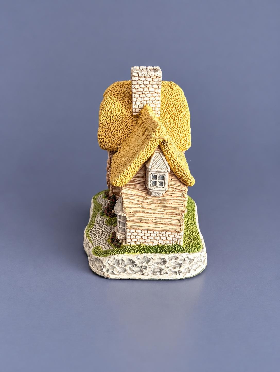 Vintage 1982 David Winter The Village Shop Cottage | John Hine Ltd Hand Painted English Thatched House, view 4