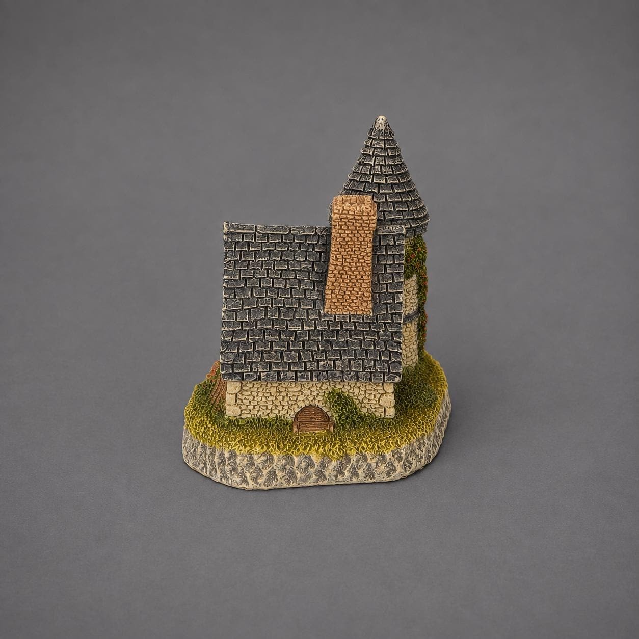 Vintage 1985 David Winter Vicarage Cottage | John Hine Ltd Hand Painted English Cottage Figurine | Made in Great Britain, view 4