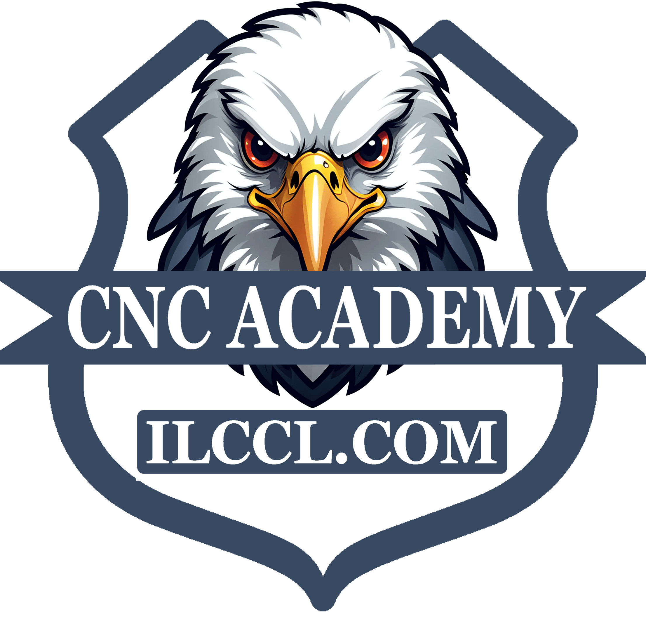 CNC Academy eagle shield logo