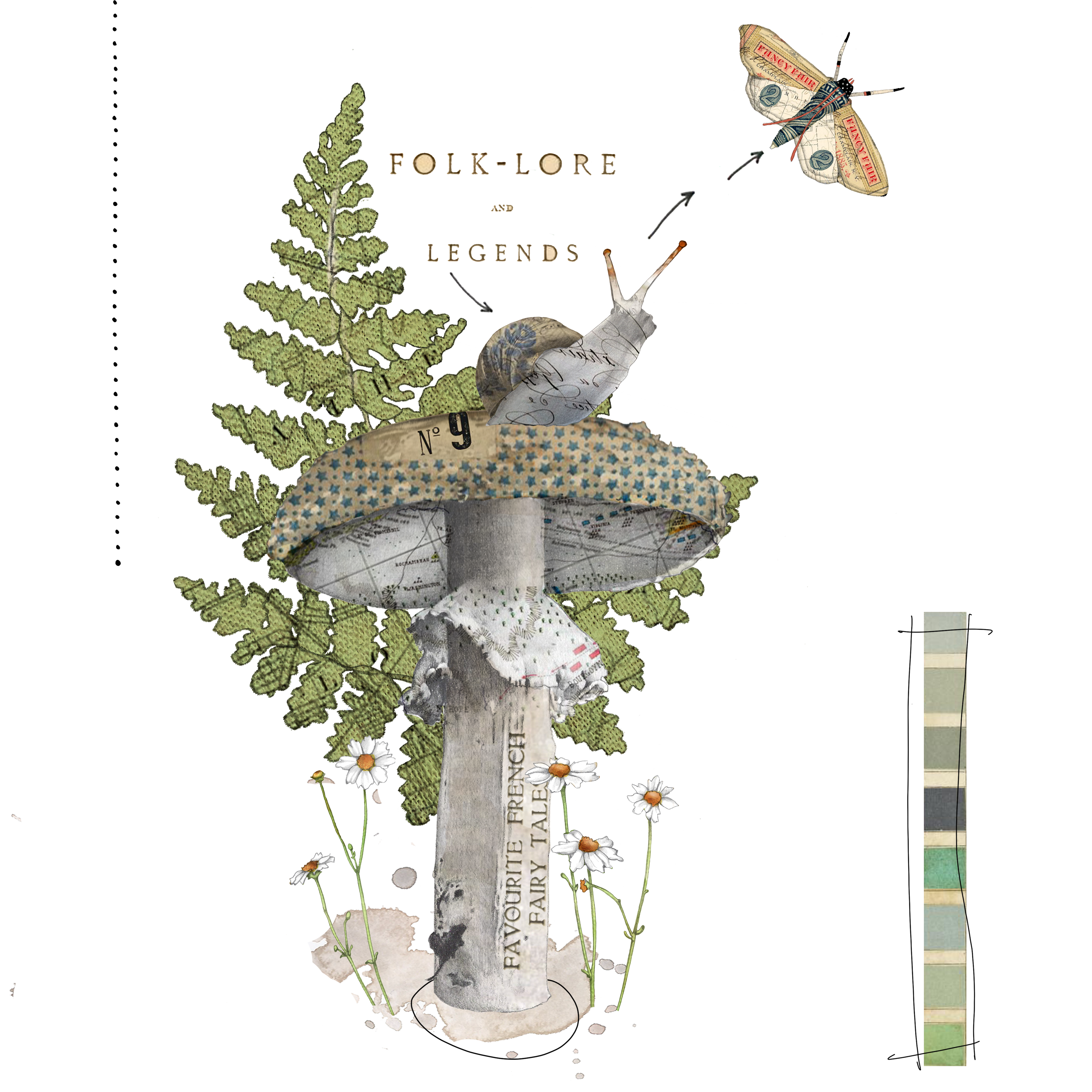 Mushrooms & woodland artwork by Christine Anderson, example 10