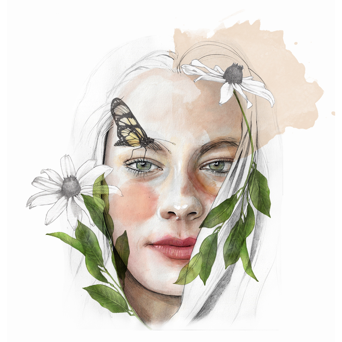 Example of Christine Anderson portrait artwork