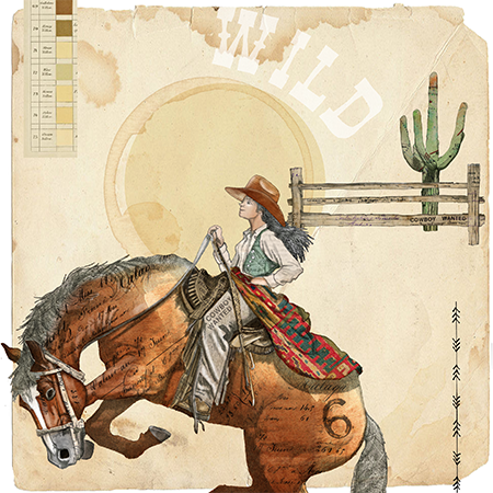 Western characters illustration 5