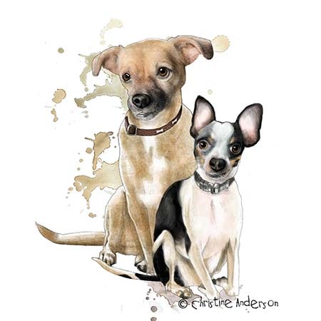Portrait artwork by Christine Anderson, example 6
