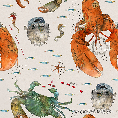 Sea creature collection by Christine Anderson, example 8