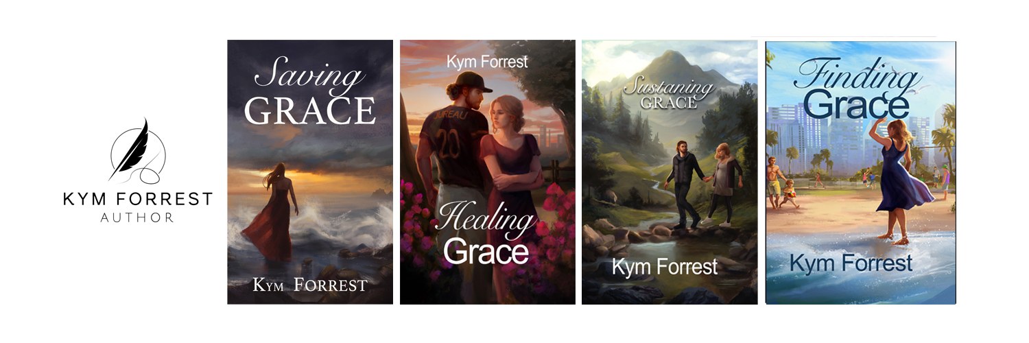Four published books in the Saving Grace series by Kym Forrest