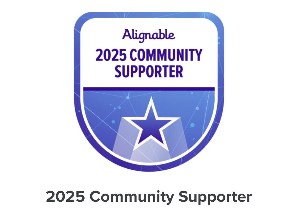Alignable 2025 Community Supporter award