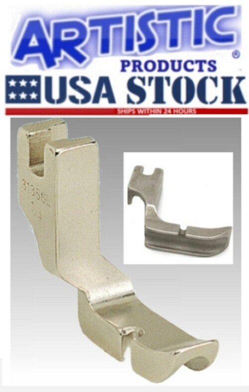 ZIPPER PIPING CORDING FOOT 1/4"LEFT HI SHANK Zipper SINGER,BROTHER,JUKI