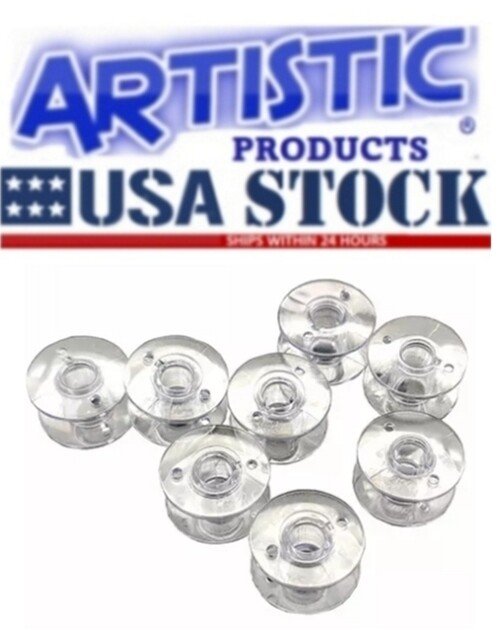 50 Plastic Bobbins for Brother Sewing Machine Style SA156,X52800150 XA553915