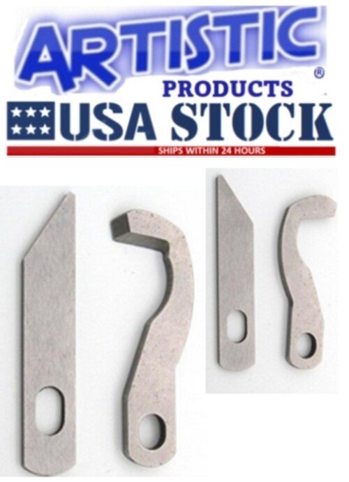 2pc.Set Serger Knife Overlock Blade Brother Upper and Lower for 925D,929D,1034D