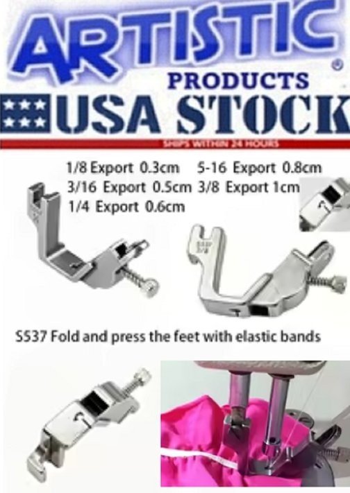 Shirring Foot  Elastic Adjustable #S537-1/8",Juki DDL5500,8700,Brother,Consew
