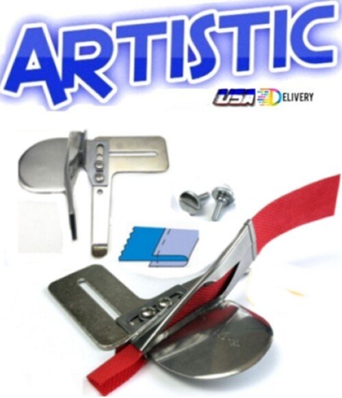 Binder Attachment Babylock,Janome,Juki RawEdge Plain Tape Binding 1/2"cut bias
