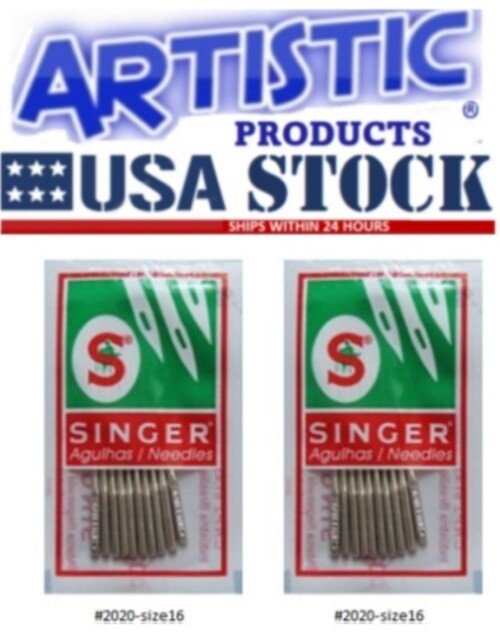 20  #2020,Singer GENUINE Sewing Machine Needles  size. #16