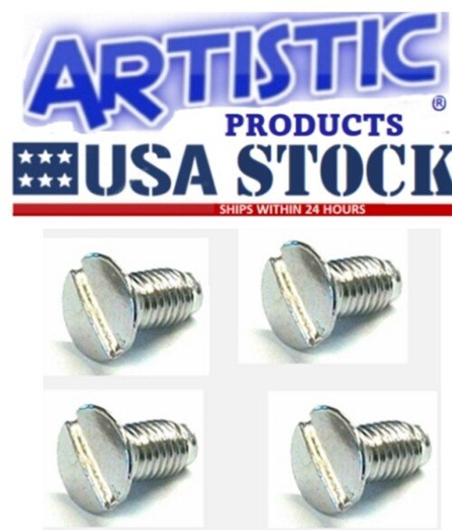 Needle Plate Screw  #691. SINGER Featherweight 221, 222, 301  4 pcs.