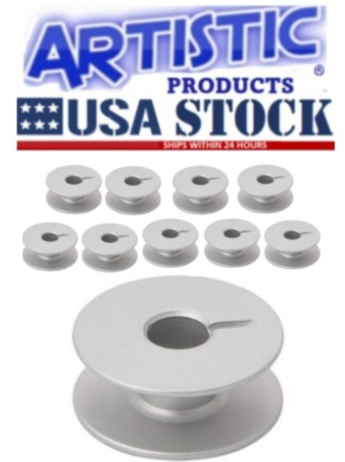 BROTHER PR600 EMBROIDERY ALUM. L BOBBIN 10 EA #55623A