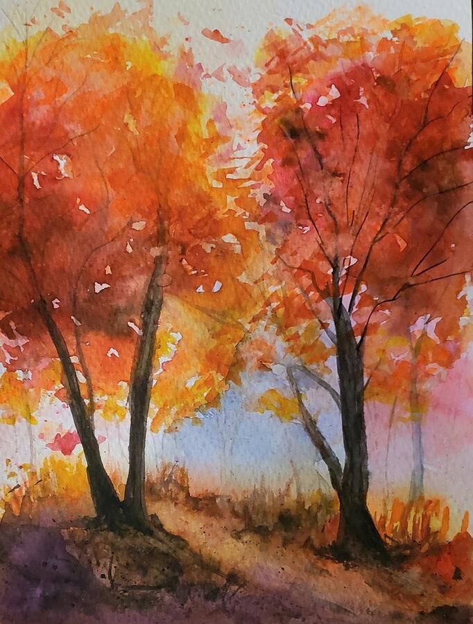 Watercolor Art collection artwork