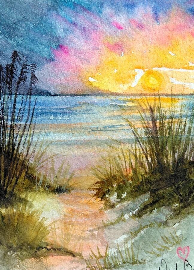 Beach Time, artwork by Deahn Benware
