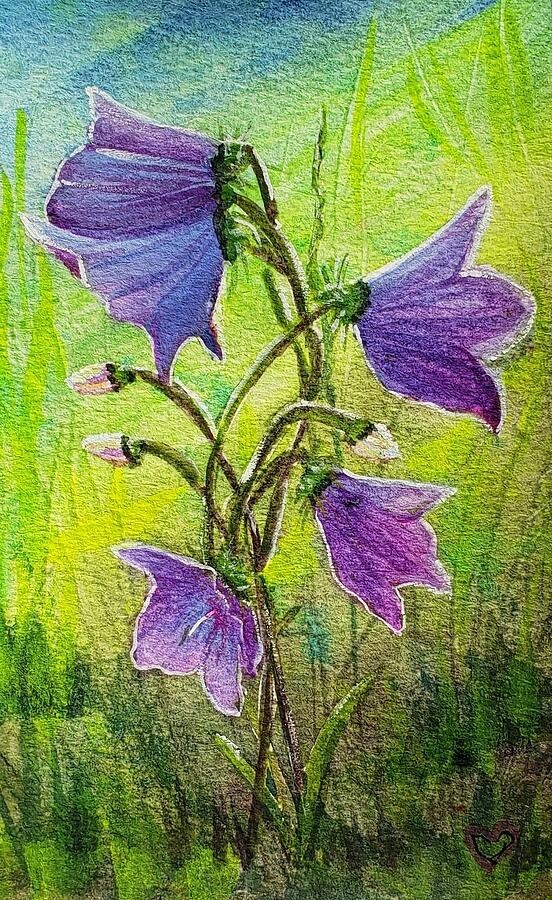 Blue Bells, artwork by Deahn Benware