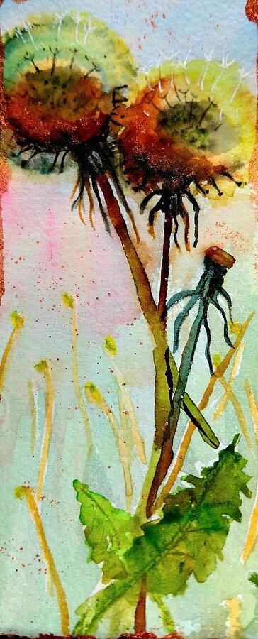 Dandelions in Bloom, artwork by Deahn Benware