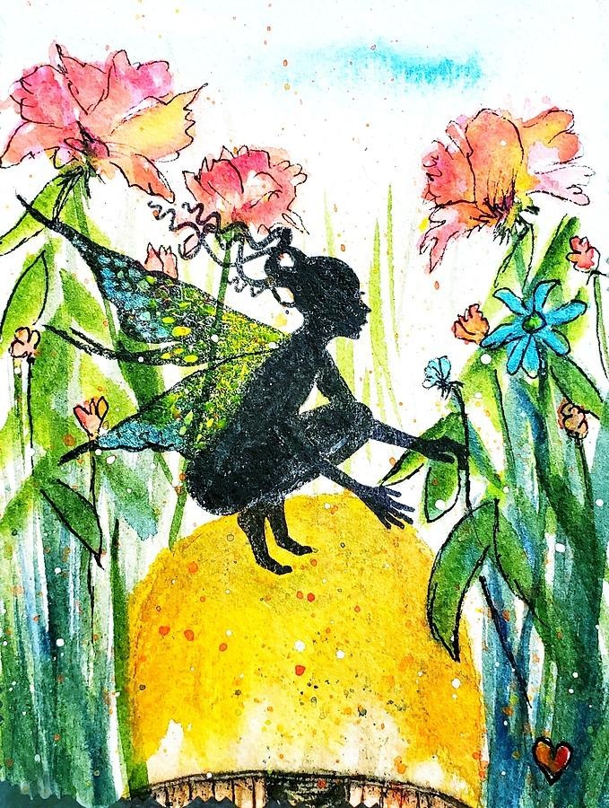 Fairy Flowers, artwork by Deahn Benware