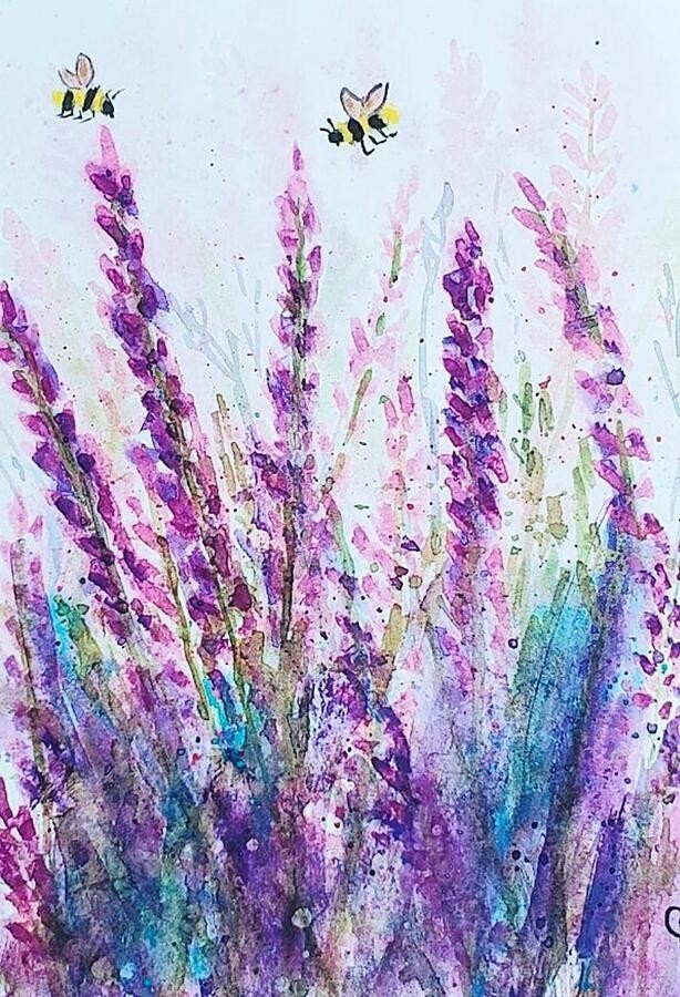 Lavender, artwork by Deahn Benware