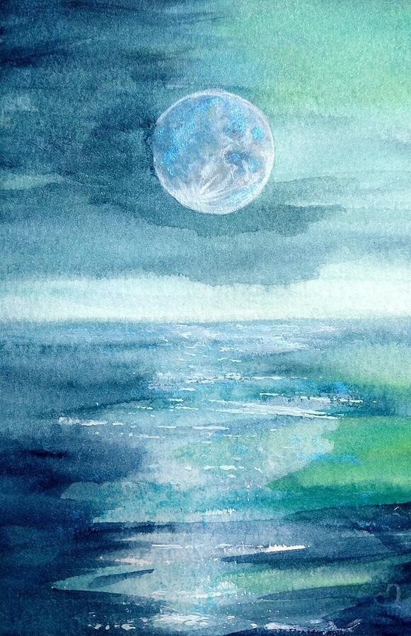 Man in the Moon, artwork by Deahn Benware