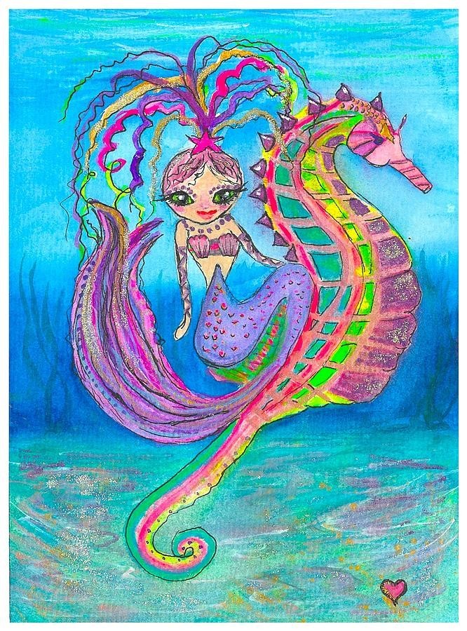 Mermaid Princess, artwork by Deahn Benware