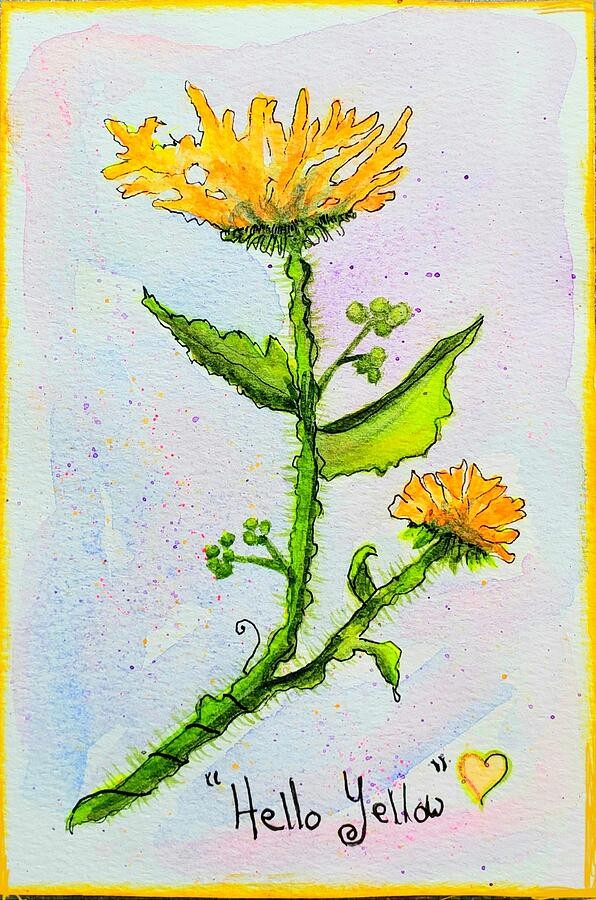 Montana Hello Yellow, artwork by Deahn Benware