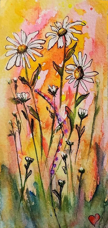 More Daisies Please #1, artwork by Deahn Benware